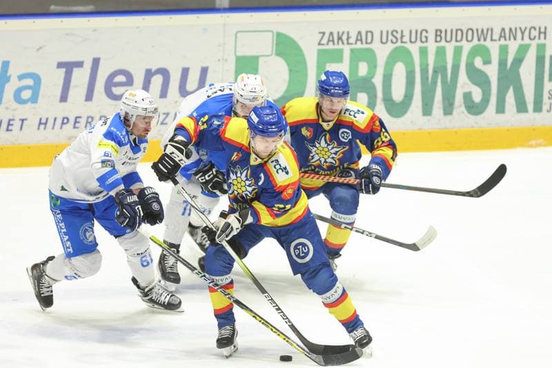 Ice Hockey. Tauron Hokej Liga. Re-Plast Unia Oswiecim - PZU Podhale Nowy Targ. 25.02.2024