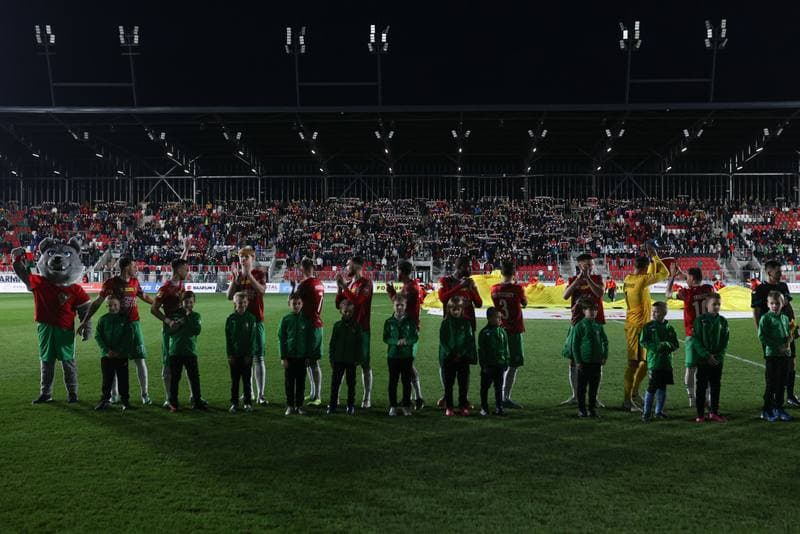 Football. Fortuna I Liga. Zaglebie Sosnowiec - Podbeskidzie Bielsko-Biala. 03.03.2024