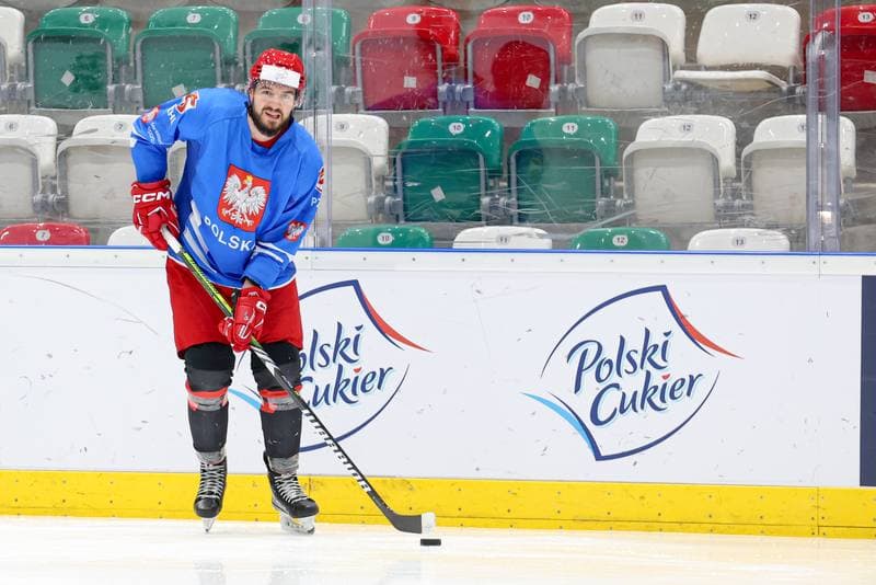 Ice Hockey. Poland national team. Training. 30.04.2024