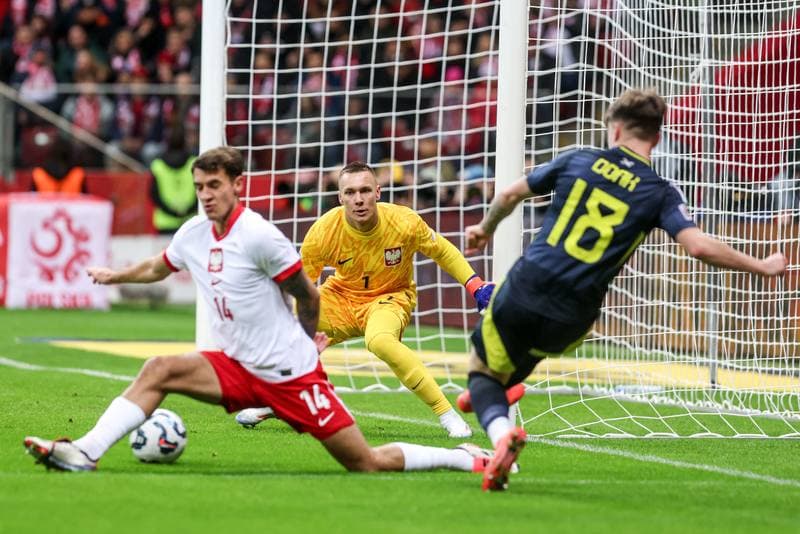 Football. UEFA Nations League. Poland - Scotland. 18.11.2024
