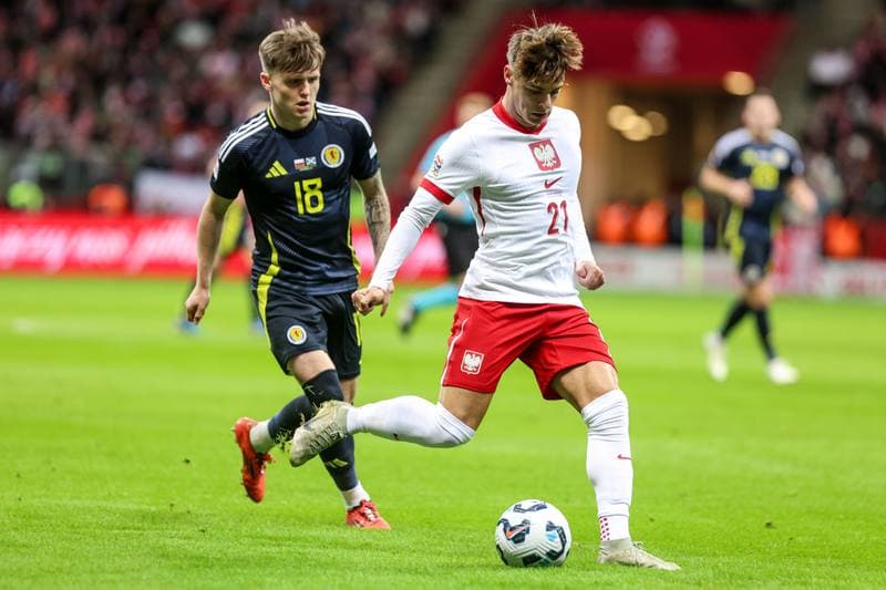 Football. UEFA Nations League. Poland - Scotland. 18.11.2024