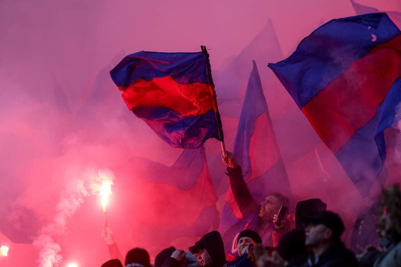 Football. PKO BP Ekstraklasa. Piast Gliwice - Cracovia Krakow. 08.12.2024