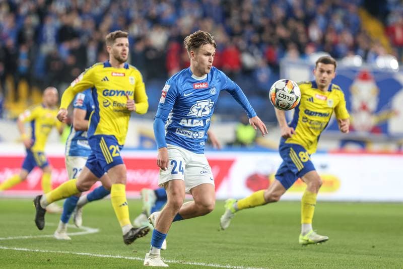 Football. Betclic I Liga. Ruch Chorzow - Arka Gdynia. 08.03.2025