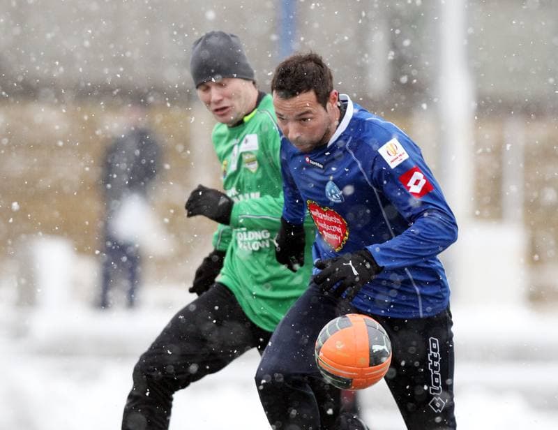 Football. Sparing. Rozwoj Katowice - Ruch Chorzow. 14.01.2012