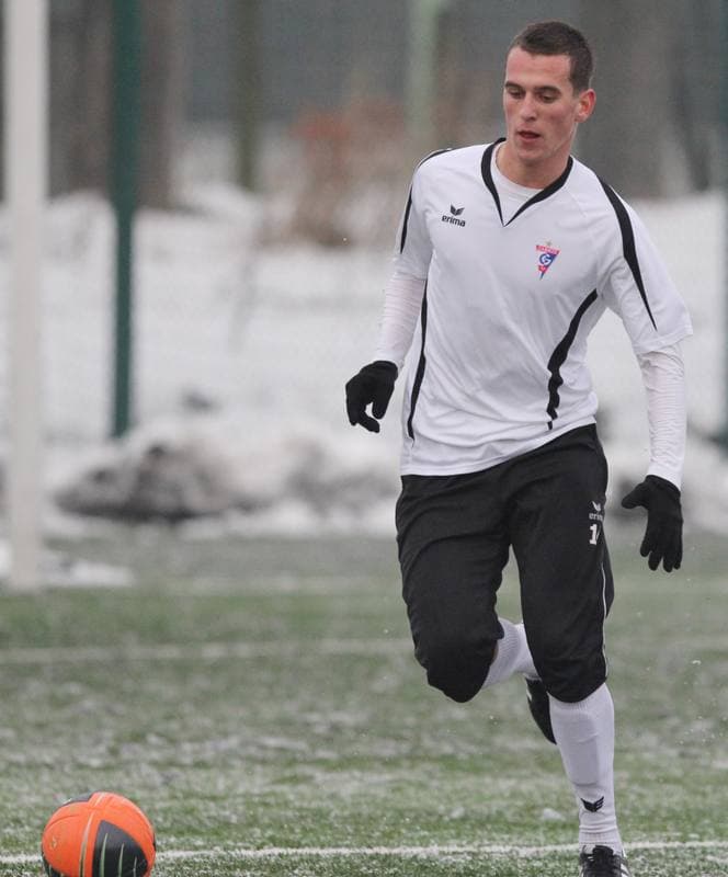 Football. Sparing. Gornik Zabrze - Garbarnia Krakow. 20.01.2012