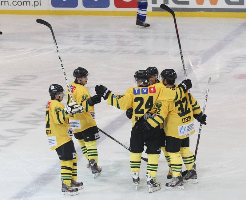 Ice Hockey. Polska Liga Hokeja na Lodzie. HC GKS Katowice - Aksam Unia Oswiecim. 07.10.2012