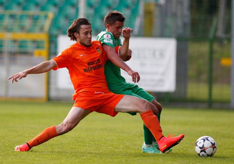 Football. Friendly Match. GKS Katowice - Puszcza Niepolomice. 26.07.2014