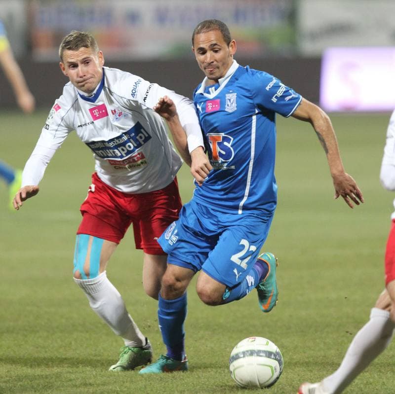 Football. T-Mobile Ekstraklasa. Podbeskidzie Bielsko Biala - Lech Poznan. 05.10.2013