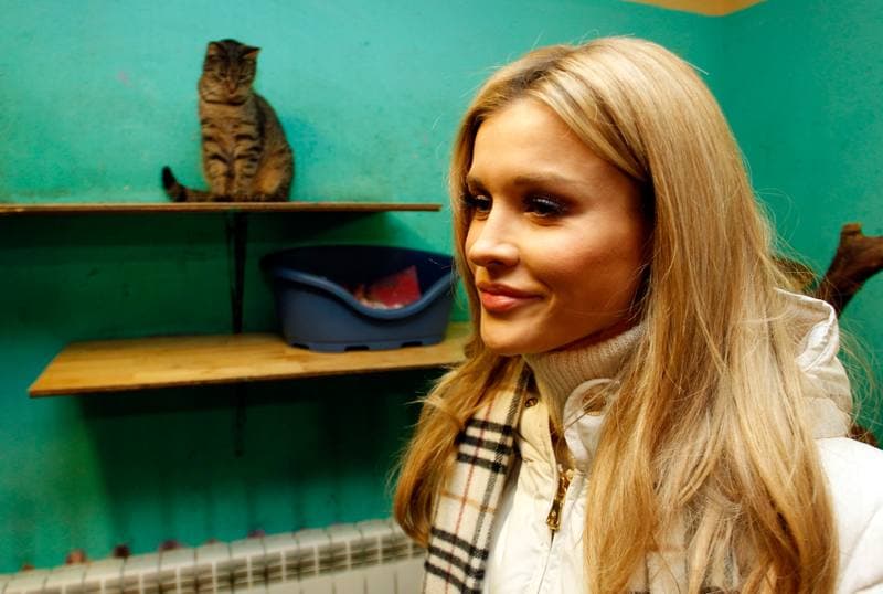 Joanna Krupa. Animal Shelter. Visit. 30.11.2013