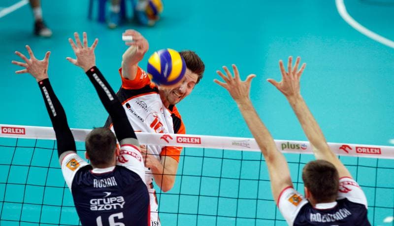 Volleyball. PlusLiga. Jastrzebski Wegiel - ZAKSA Kedzierzyn-Kozle. 11.01.2014