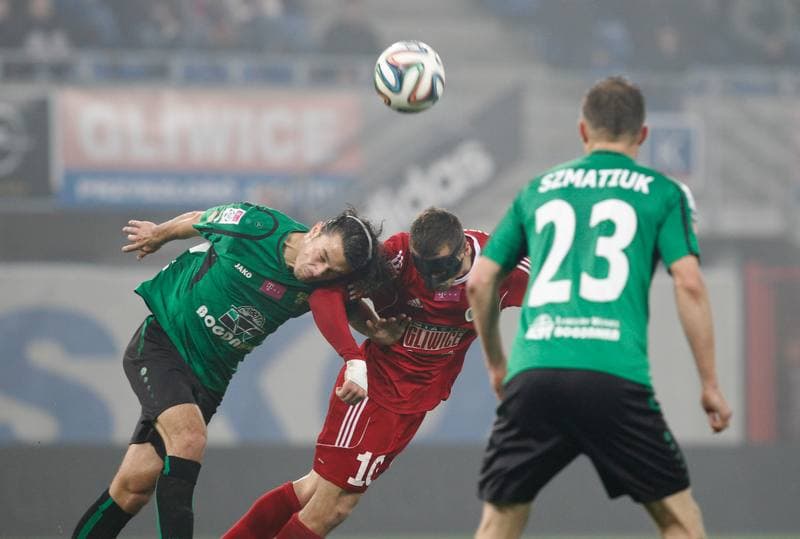 Football. T-Mobile Ekstraklasa. Piast Gliwice - Gornik Leczna. 07.11.2014
