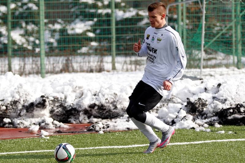 Football. Sparing. Rozwoj Katowice - Rekord Bielsko Biala. 20.02.2016
