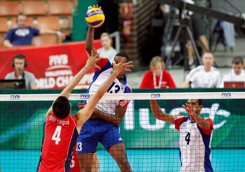 Volleyball. FIVB Men's World Championship. Korea - Cuba. 05.09.2014