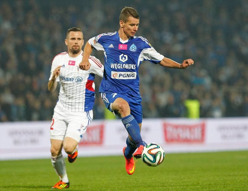 Football. T-Mobile Ekstraklasa. Ruch Chorzow - Gornik Zabrze. 04.10.2014