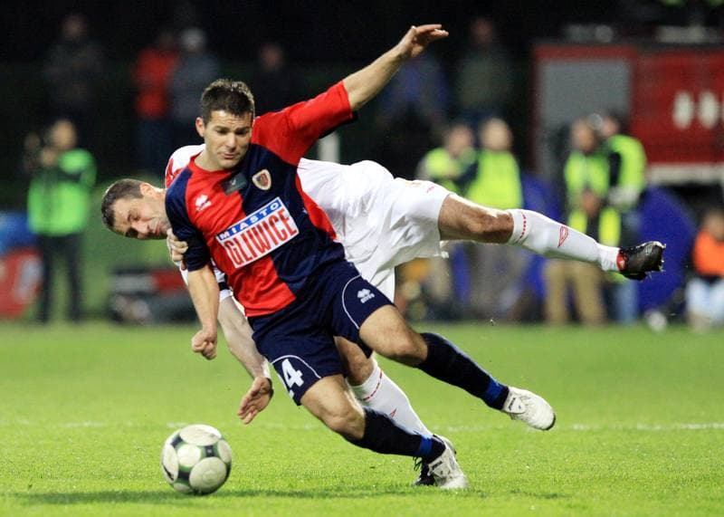 Football. T-Mobile Ekstraklasa. Piast Gliwice - Wisla Krakow. 01.10.2012