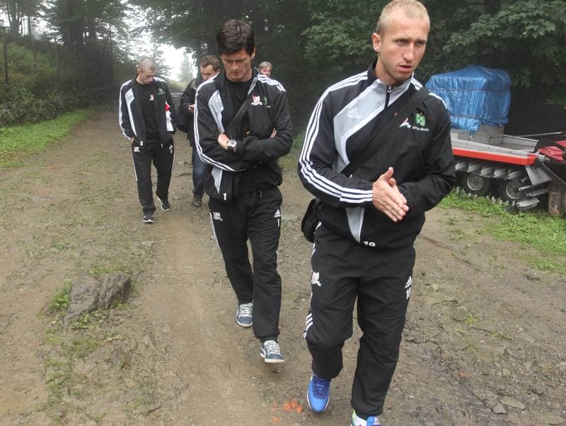 Football. Podbeskidzie Bielsko-Biala. Press Conference. 27.07.2011