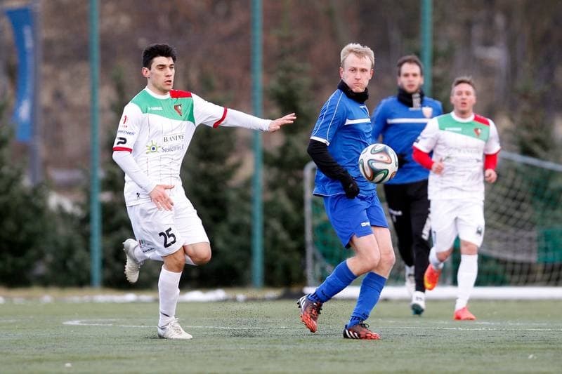 Football. Sparing. Zaglebie Sosnowiec - Polonia Bytom. 03.12.2016
