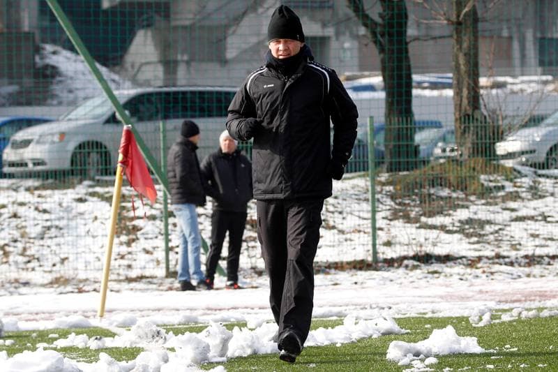 Football. Sparing. Rozwoj Katowice - Rekord Bielsko Biala. 20.02.2016