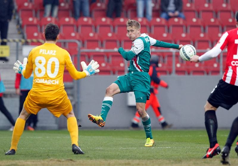 Football. T-Mobile Ekstraklasa. Cracovia Krakow - Slask Wroclaw. 02.03.2014
