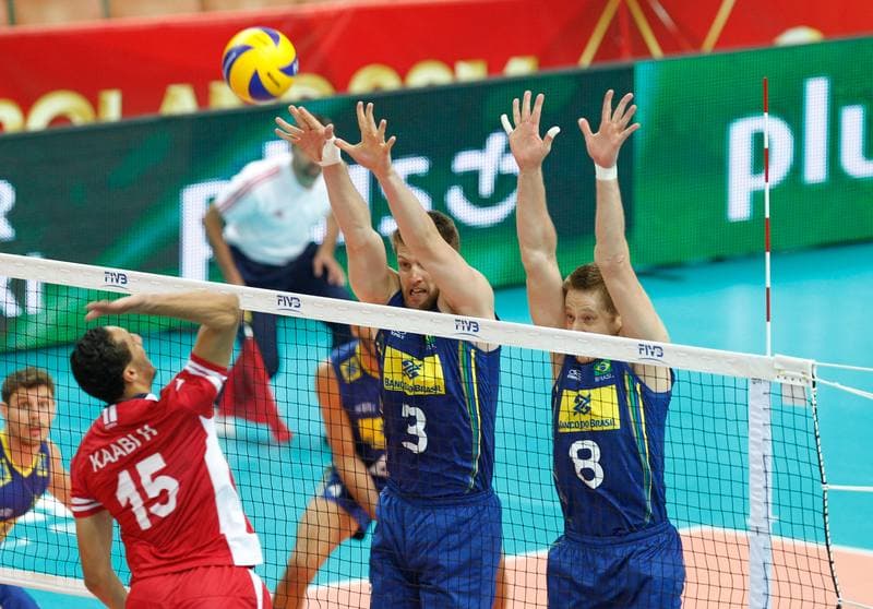 Volleyball. FIVB Men's World Championship. Brazil - Tunisia. 03.09.2014