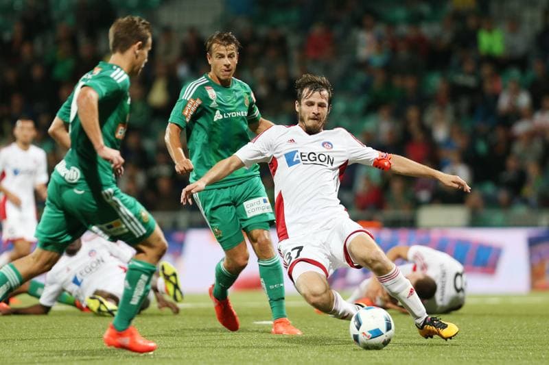 Football. UEFA Europa League. AS Trencin - Rapid Wien. 18.08.2016