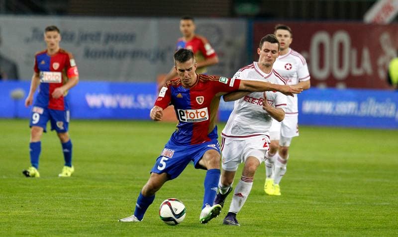 Football. PKO BP Ekstraklasa. Piast Gliwice - Wisla Krakow. 03.10.2015