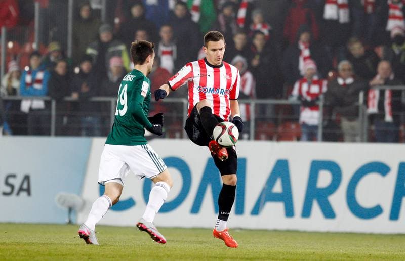 Football. T-Mobile Ekstraklasa. Cracovia Krakow - Slask Wroclaw. 02.03.2014