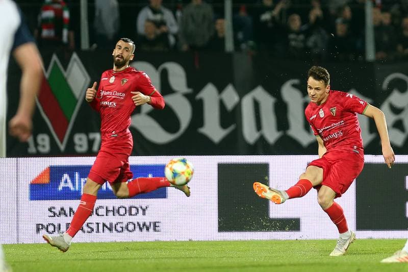 Football. Lotto Ekstraklasa. Zaglebie Sosnowiec - Wisla Krakow. 03.04.2019