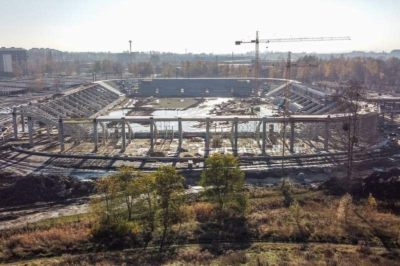 Football. Zaglebie Sosnowiec. Press Conference. 08.11.2020