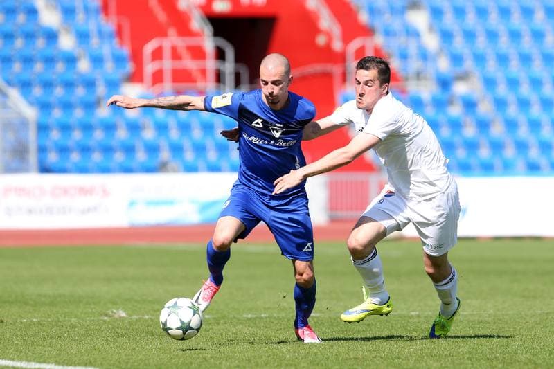 Football. Fortuna Narodni Liga. Banik Ostrava - FC Vlasim. 02.04.2017