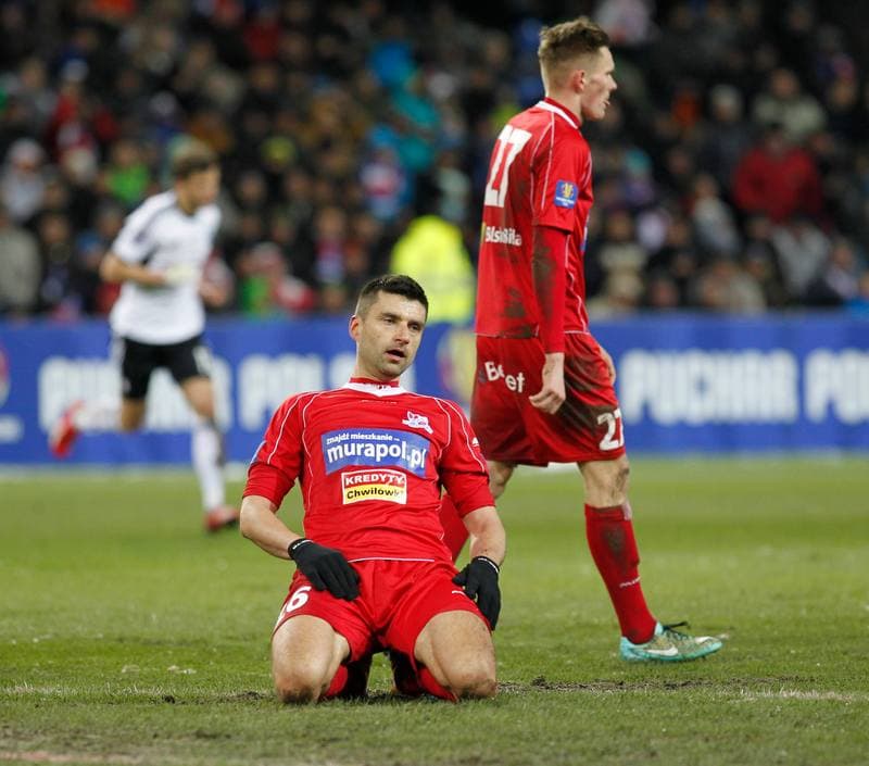 Football. T-Mobile Ekstraklasa. Podbeskidzie Bielsko Biala - Legia Warsaw. 01.12.2013