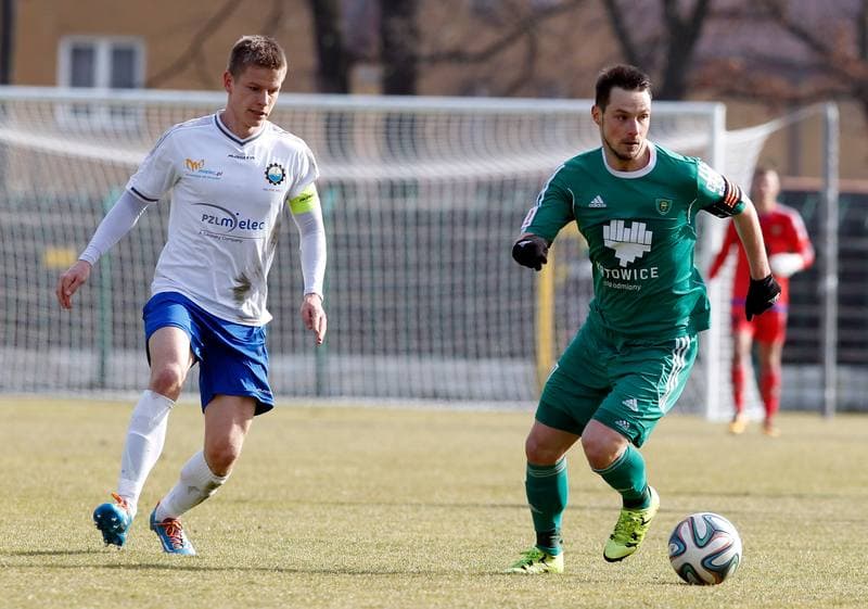 Football. Sparing. GKS Katowice - Stal Mielec. 27.02.2016