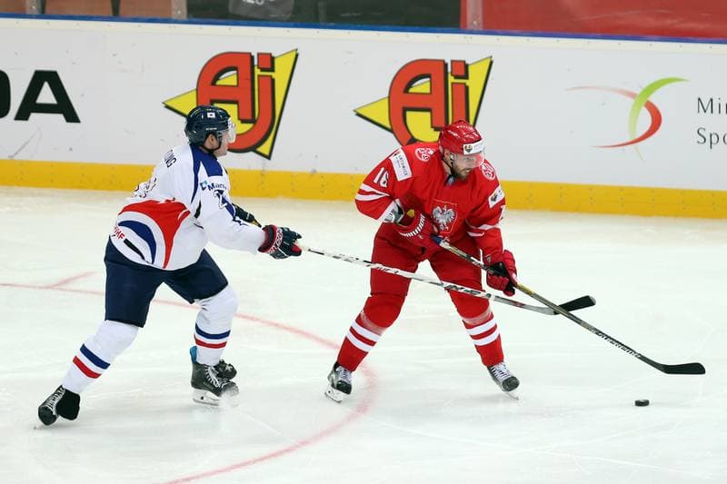 Ice Hockey. World Championship Division 1A. Poland - Korea. 24.04.2016