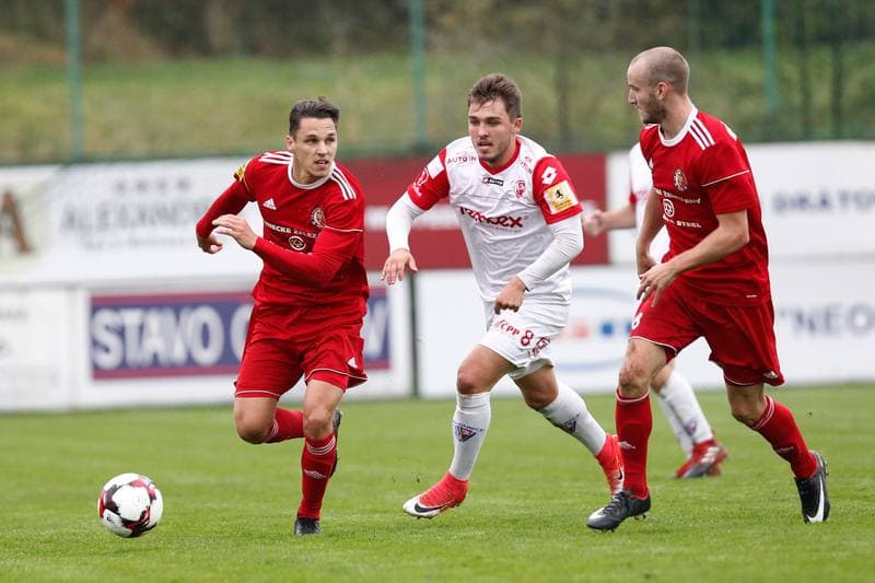 Football. Fortuna Narodni Liga. Fotbal Trinec - FK Pardubice. 21.10.2017