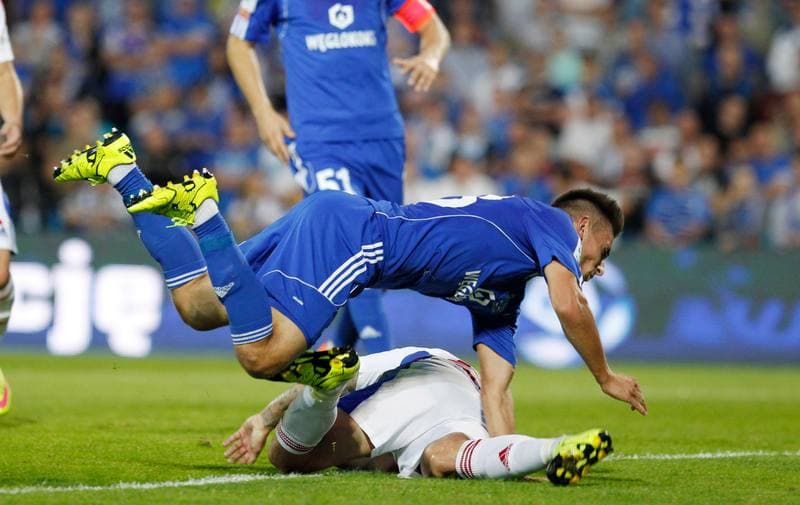 Football. T-Mobile Ekstraklasa. Ruch Chorzow - Gornik Zabrze. 04.10.2014