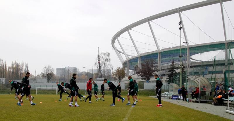 Football. Lechia Gdansk. Training. 07.11.2015