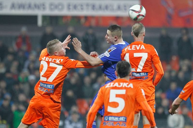 Football. PKO BP Ekstraklasa. Termalica Bruk-Bet Nieciecza - Ruch Chorzow. 19.12.2015