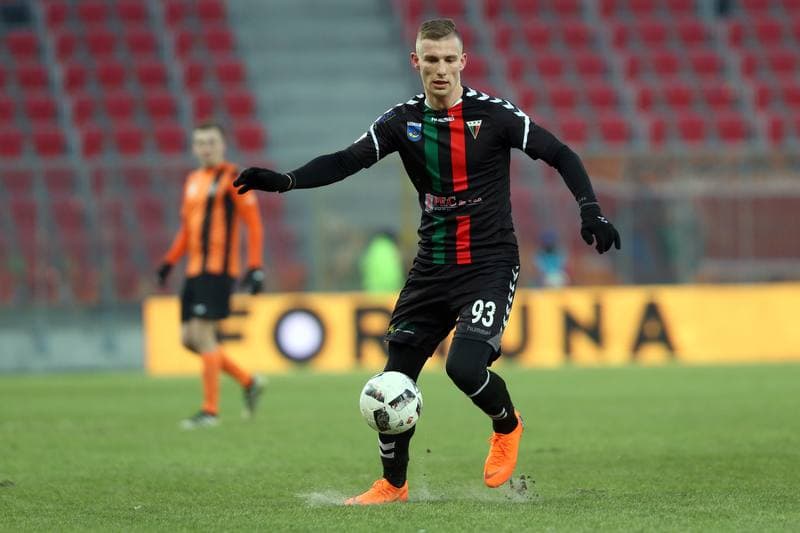 Football. Nice I Liga. GKS Tychy - Chrobry Glogow. 03.03.2018