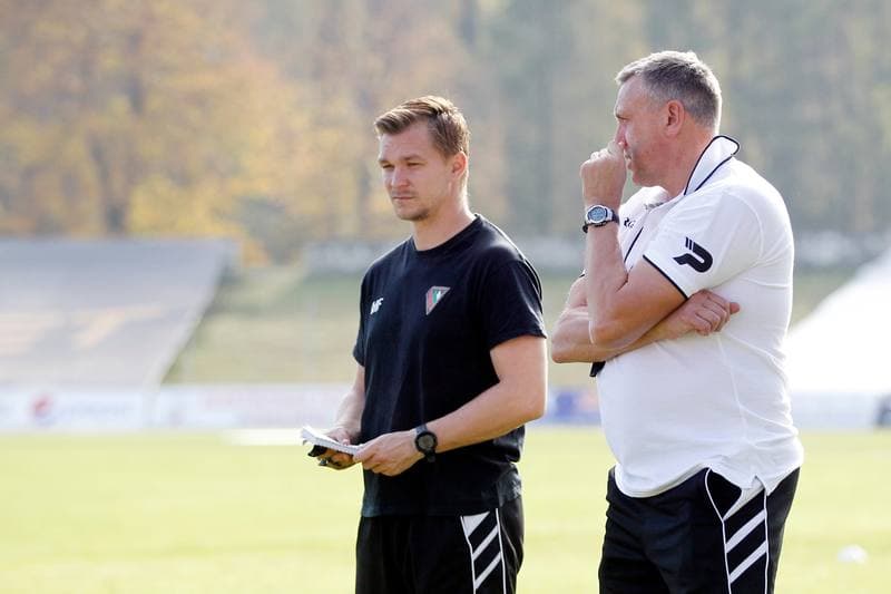 Football. Zaglebie Sosnowiec. Training. 16.10.2018