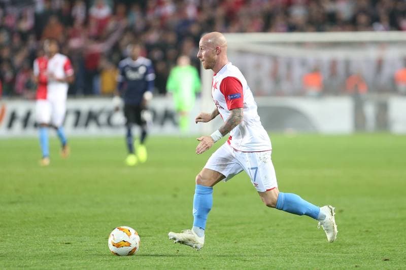 Football. UEFA Europa League. Slavia Prague - FC Copenhagen. 08.11.2018