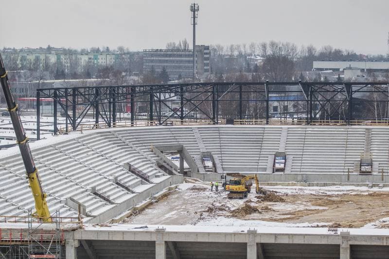 Football. Zaglebie Sosnowiec. Press Conference. 02.02.2021