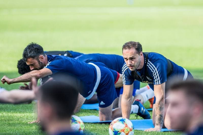 Football. Piast Gliwice. Training. 12.06.2019