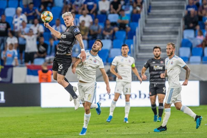 Football. UEFA Europa League. Slovan Bratislava - Dundalk FC. 07.08.2019