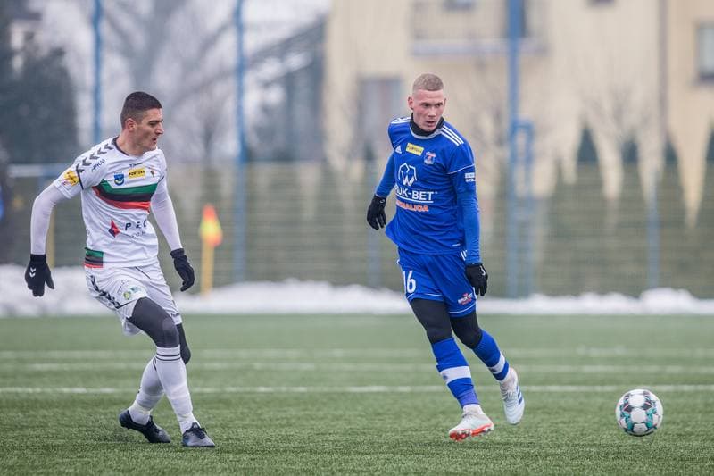 Football. Sparing. GKS Tychy - Bruk-Bet Termalica Nieciecza. 10.02.2021