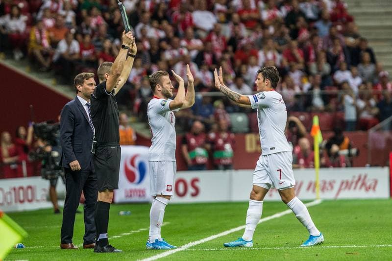 Football. Euro 2020 Qualifiers. Poland - Austria. 09.09.2019