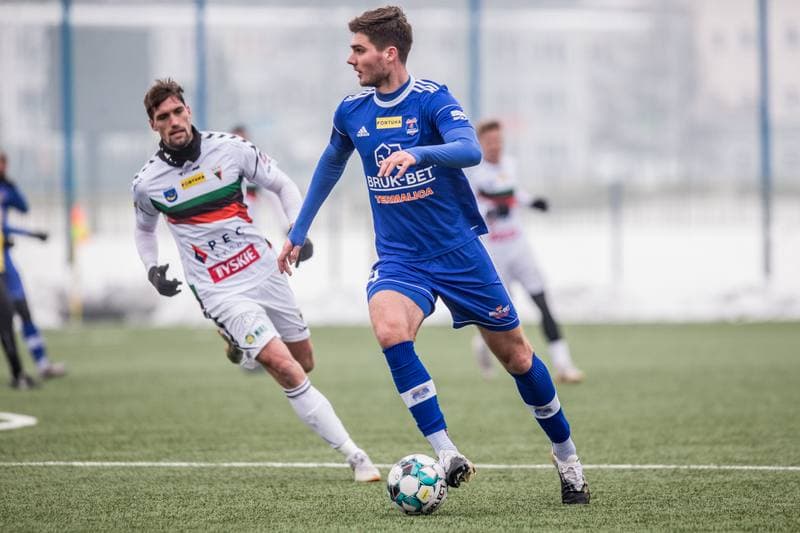 Football. Sparing. GKS Tychy - Bruk-Bet Termalica Nieciecza. 10.02.2021