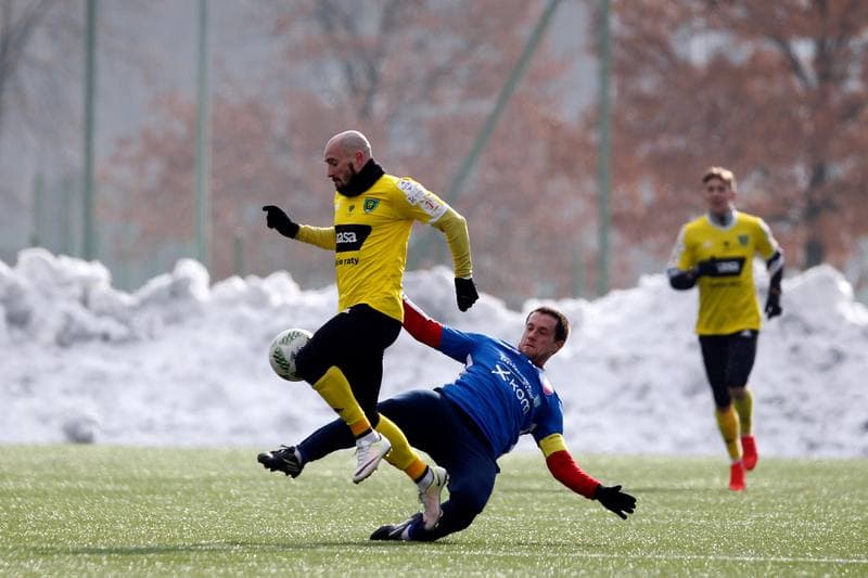Football. Sparing. GKS Katowice - Rakow Czestochowa. 11.02.2017
