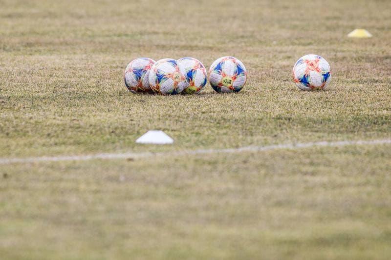 Football. Zaglebie Sosnowiec. Training. 20.02.2020