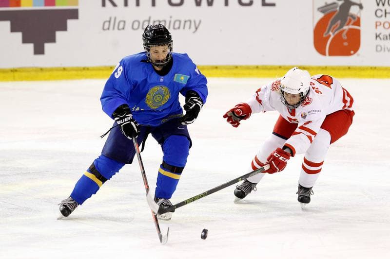 Ice Hockey. Women's World Championship. Kazakhstan - Poland. 09.04.2017