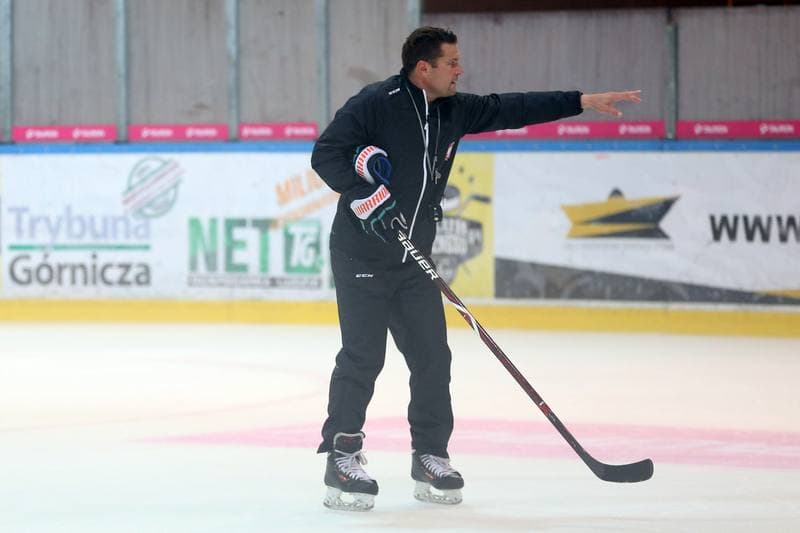 Ice Hockey. Poland national team. Training. 20.08.2018